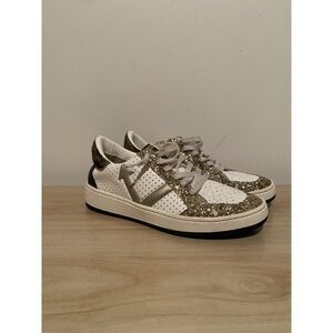 Vintage Havana Glitter Low Top Sneakers – Women’s 7.5 – Gold Sparkle